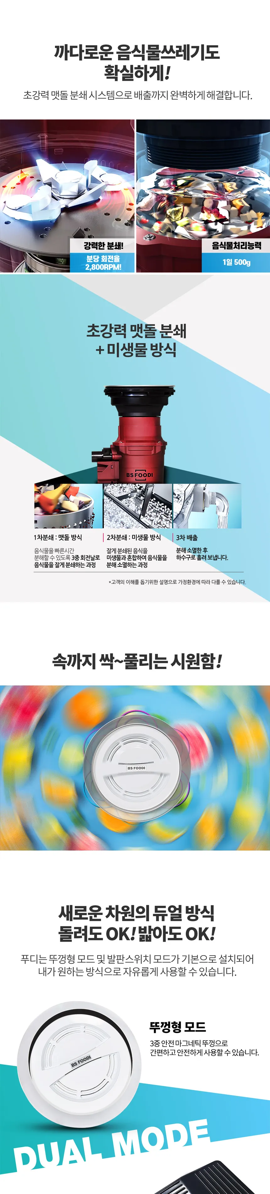 BS푸디 음식물처리기 상세정보 2