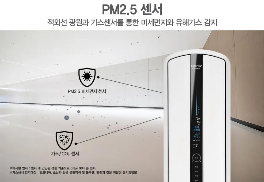 캐리어 클라윈드 중대형 공기청정기 상세정보 4