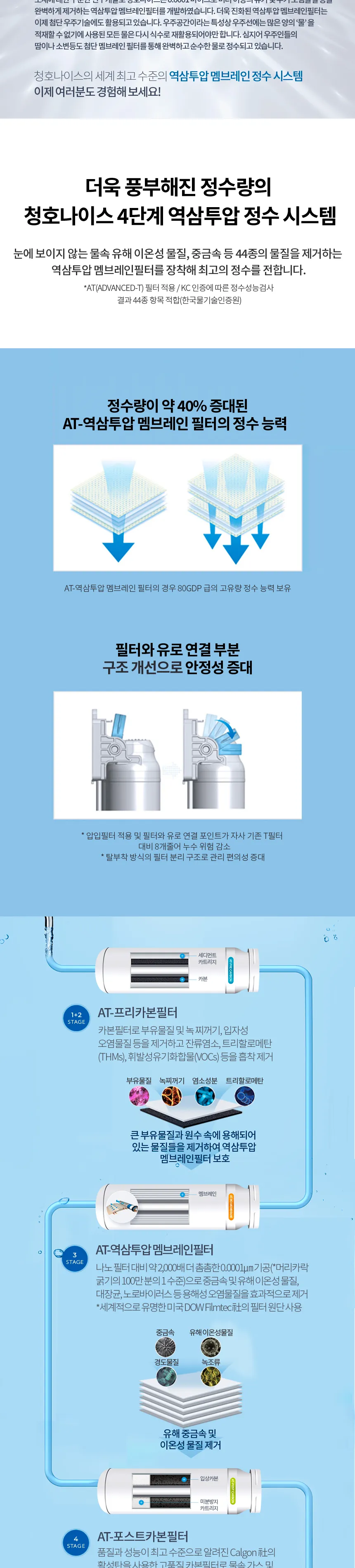 청호나이스 일반 정수기 TIDY 4.6L (정수)  상세정보 3
