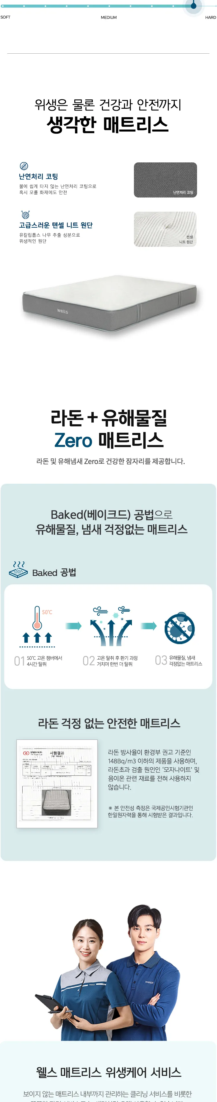웰스 매트리스 코지슬립 (슈퍼싱글) 상세정보 4
