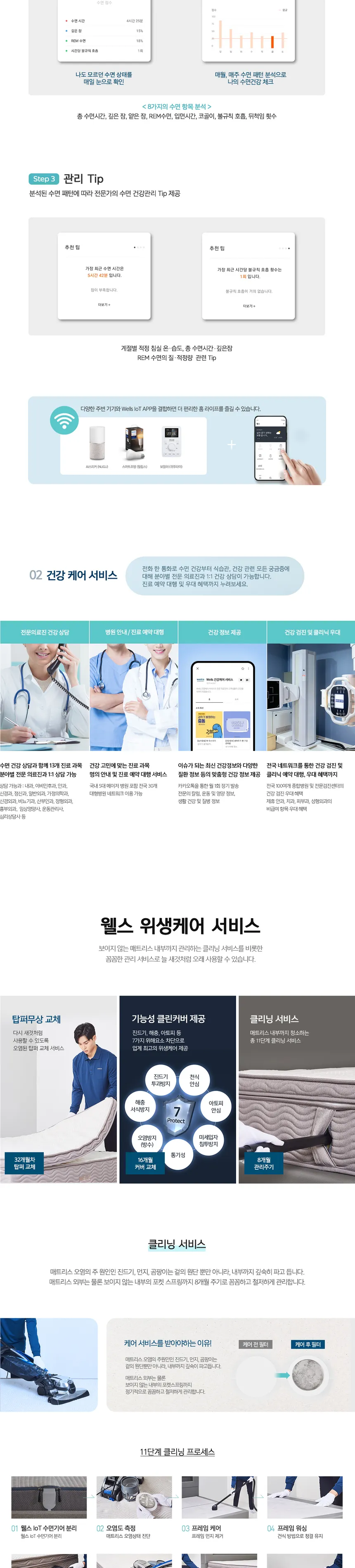 웰스 스프링에어 네이처 매트리스 (퀸) 상세정보 3