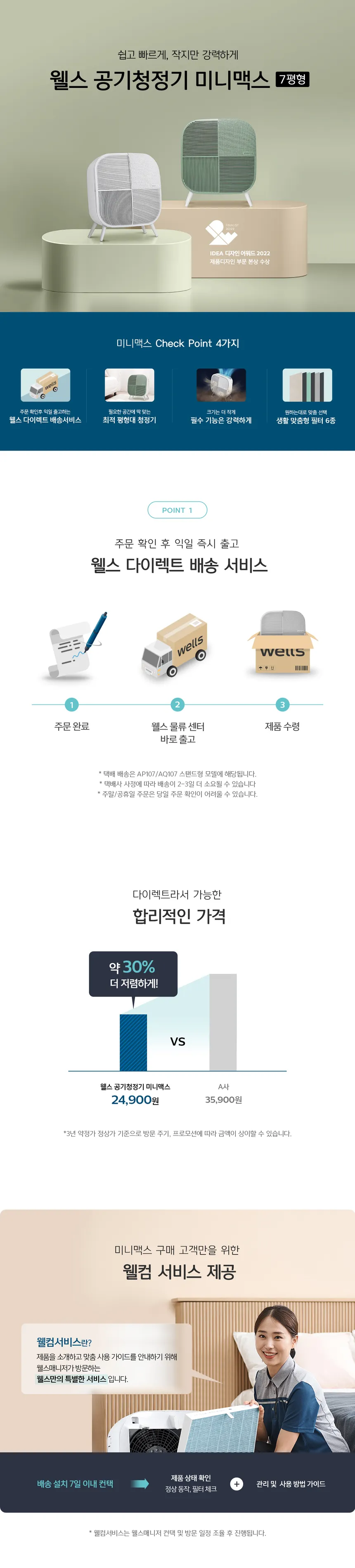 웰스 3대 결합 패키지(WQ672+AP107+BN150) 상세정보 9