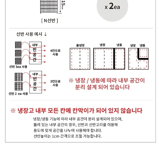 라셀르 직냉식 올스텐 업소용 냉장고 1056L (냉장806L+냉동250L/냉장3칸+냉동1칸/45BOX) 상세정보 3