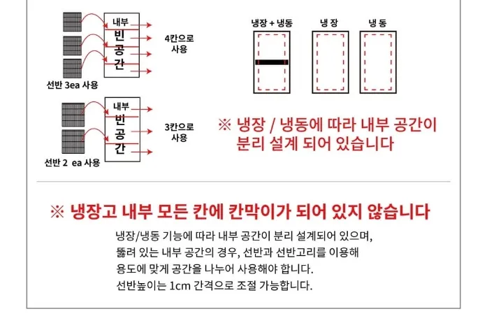 라셀르 직냉식 업소용 냉장고 255L (냉장2칸/2도어) 상세정보 3