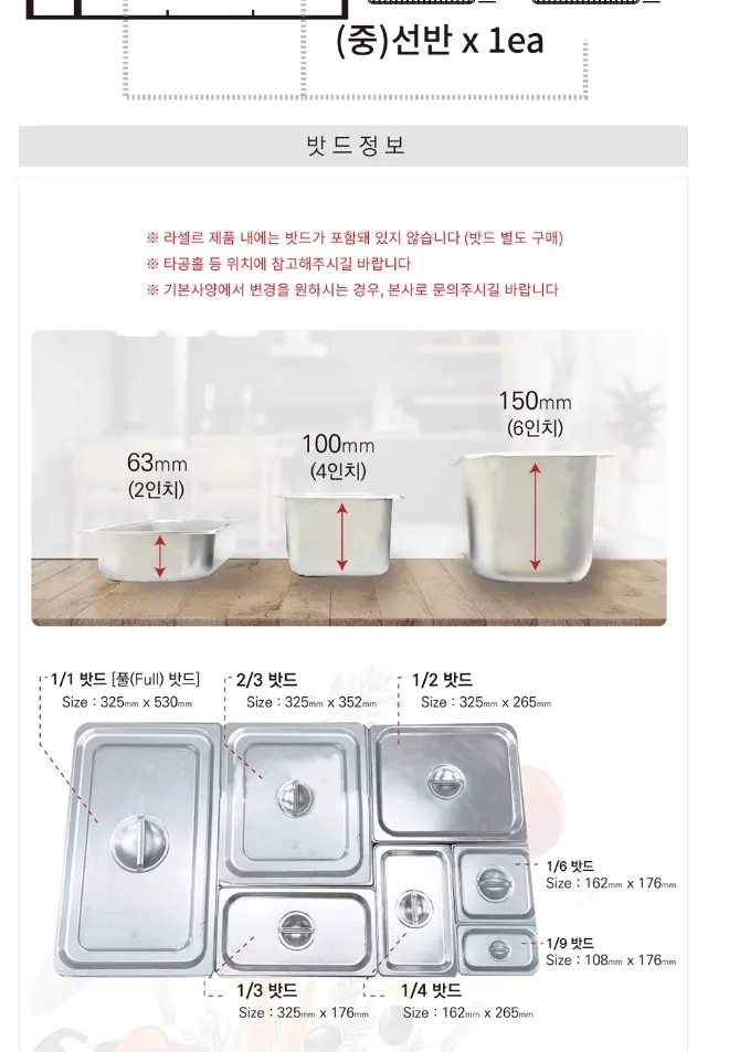 라셀르 간냉식 올스텐 업소용 토핑형 밧드 테이블 냉장고 512L (3도어/가로1800) 상세정보 3