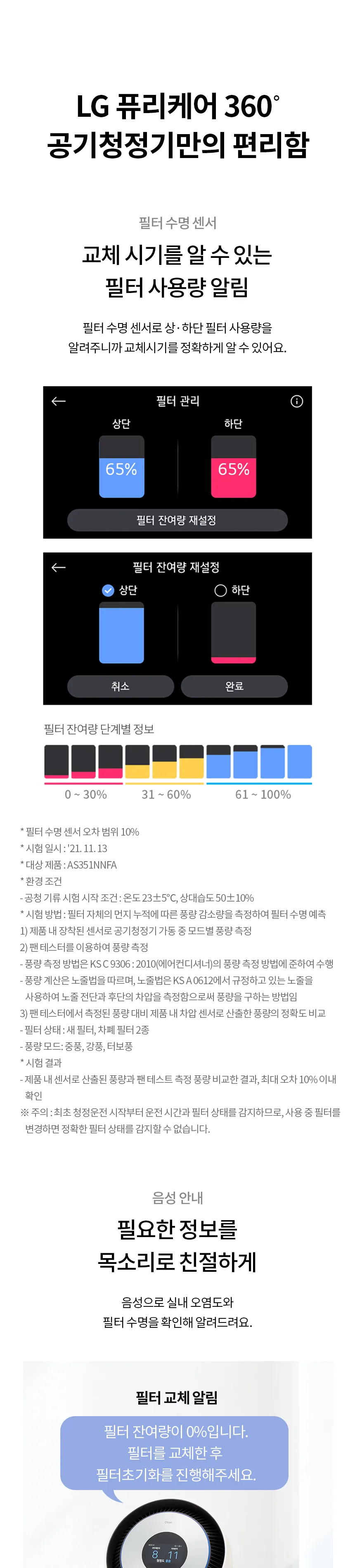 LG 퓨리케어 360˚ 공기청정기 UV살균 35평형 상세정보 10