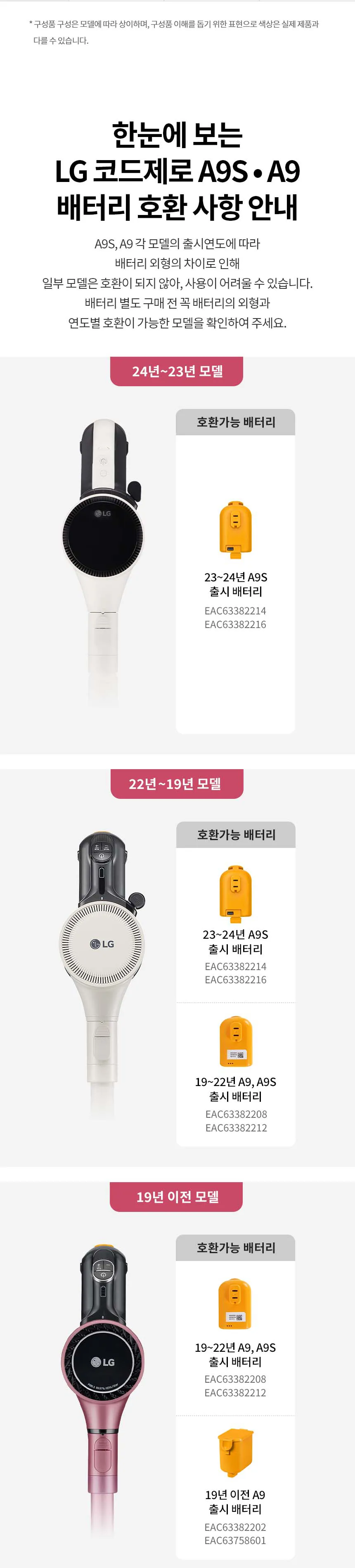 LG 코드제로 오브제컬렉션 A9S (280W 흡입+스팀 물걸레) 상세정보 12