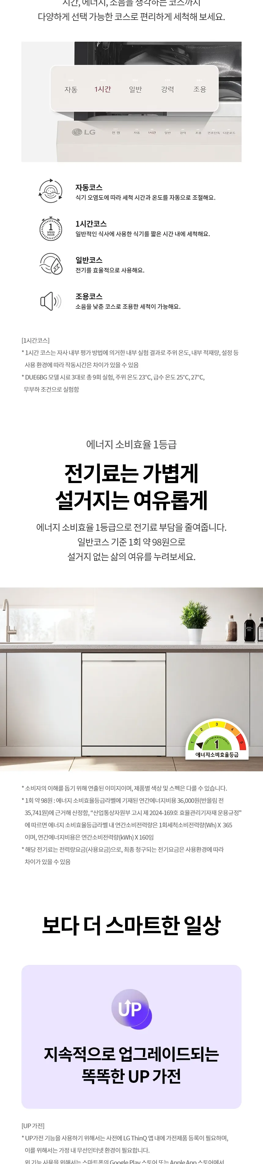 LG 디오스 오브제컬렉션 식기세척기 14인용 (스팀O) 상세정보 9
