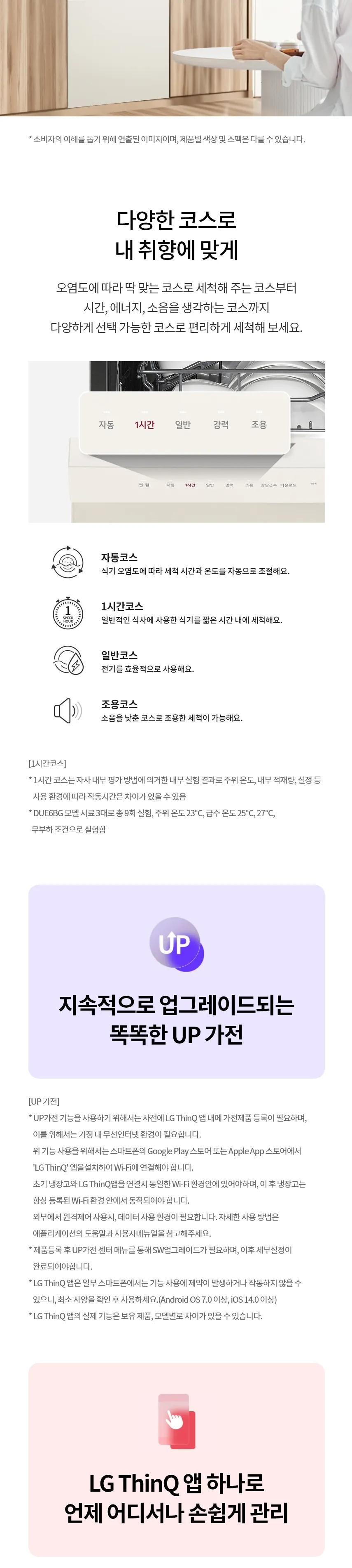 LG 디오스 오브제컬렉션 식기세척기 12인용 (내부조명X) 상세정보 5