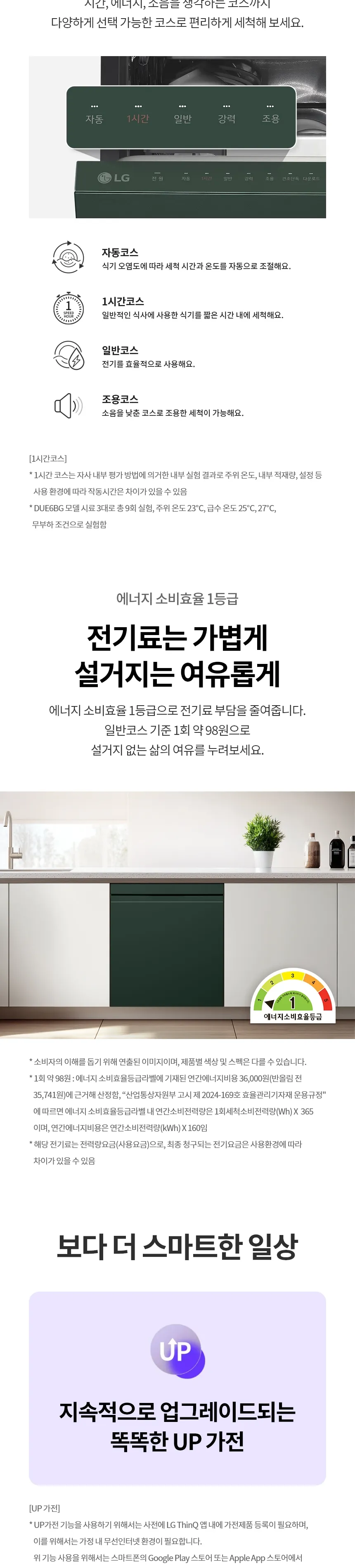 LG 디오스 오브제컬렉션 식기세척기 14인용 (베이지/빌트인 전용) 상세정보 9