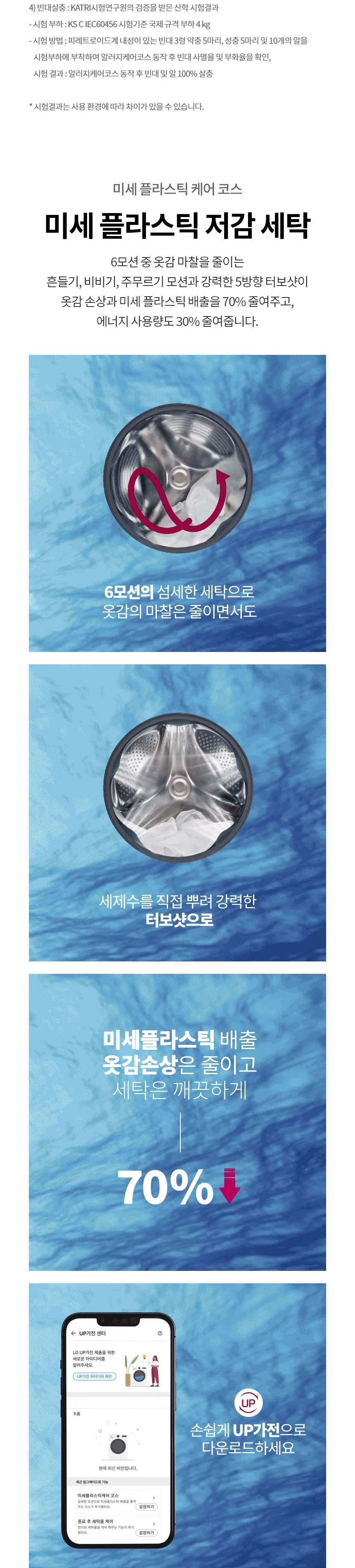 LG 트롬 오브제컬렉션 세탁기 25kg (스팀O, 블랙) 상세정보 6