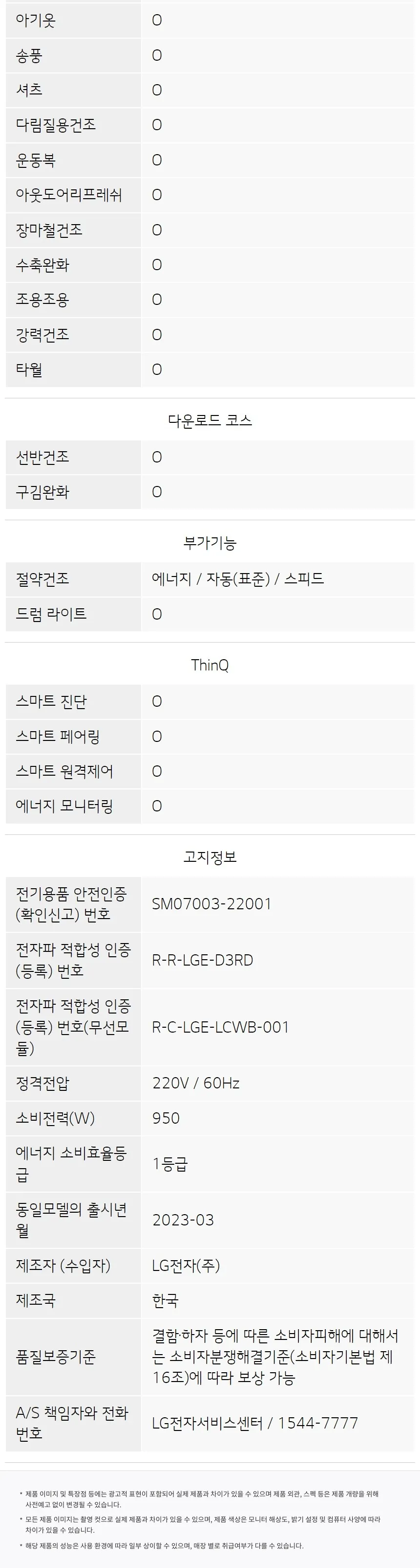 LG 트롬 오브제컬렉션 건조기 21kg 상세정보 11