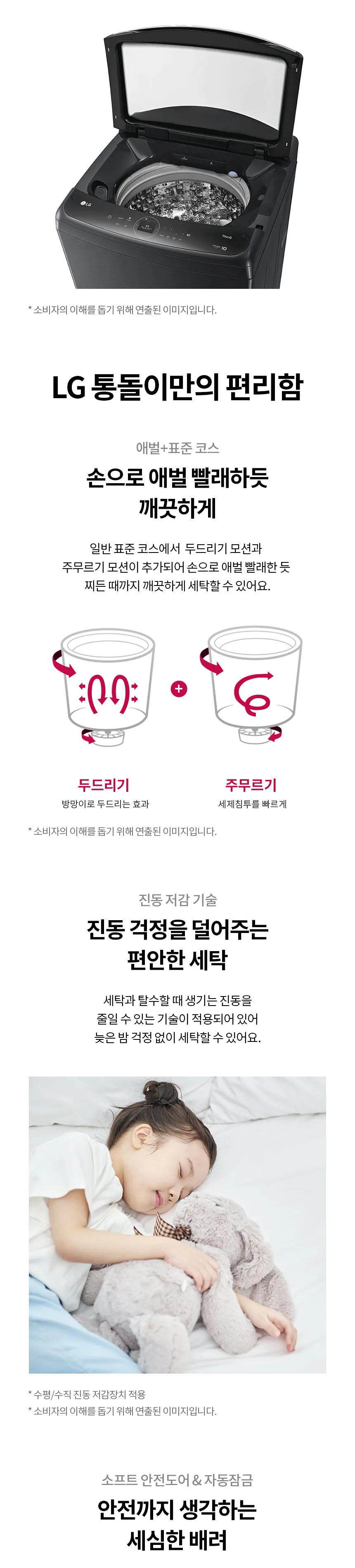 LG 통돌이 세탁기 21kg 상세정보 6
