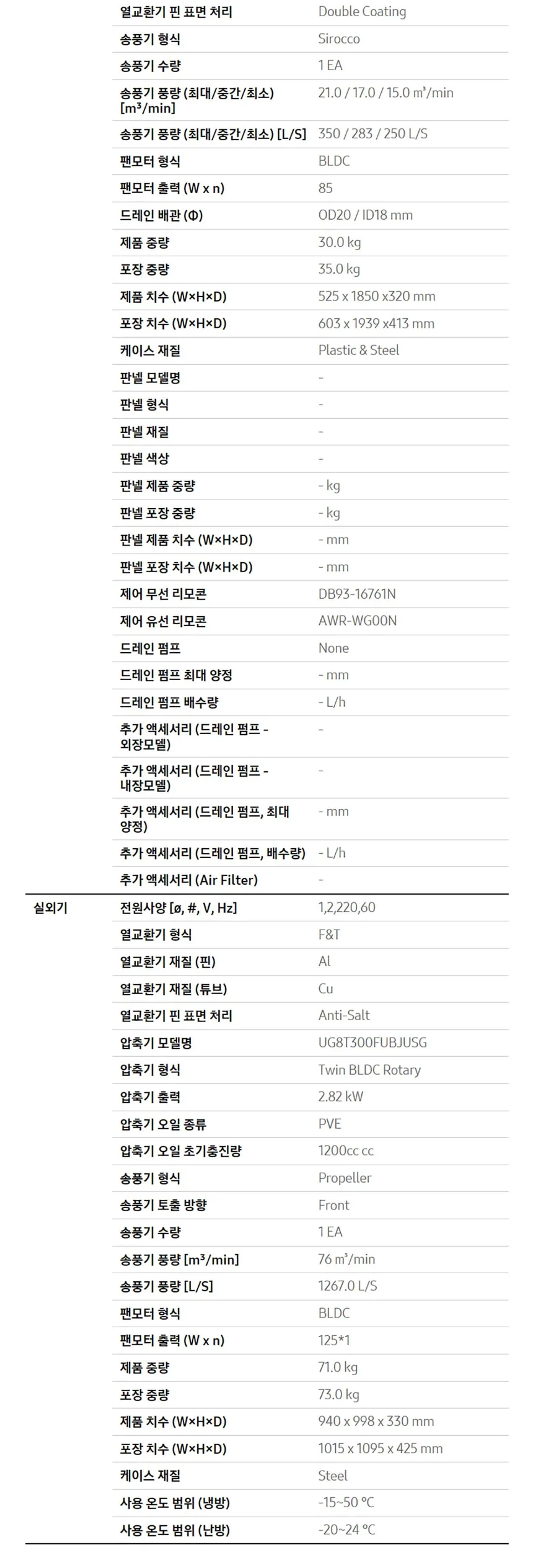 삼성 중대형 냉난방기 프리미엄 스탠드 23평형 (단상) 상세정보 4