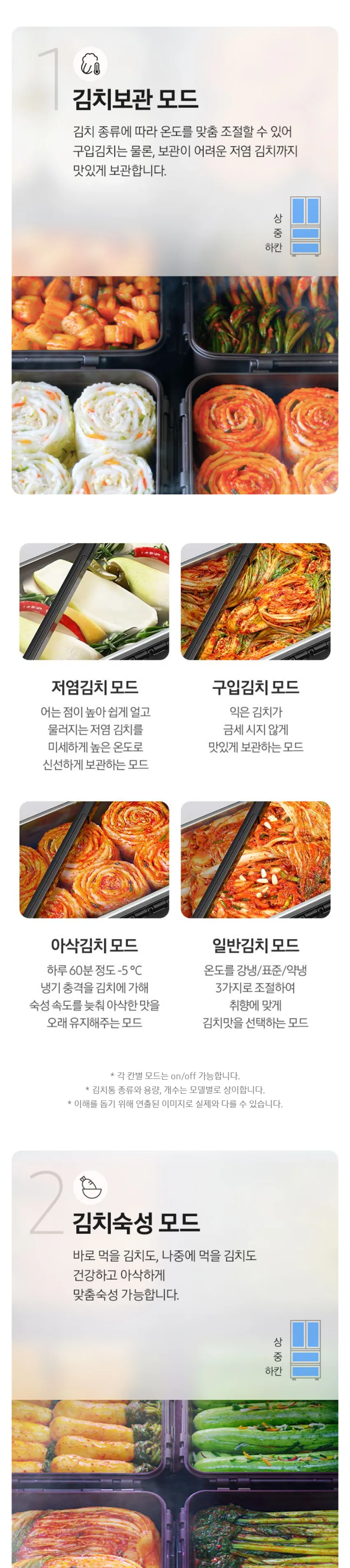 삼성 AI 김치플러스 4도어 김치냉장고 490L 상세정보 3