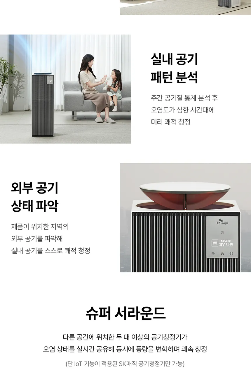 SK매직 올클린 디아트 펫 공기청정기 22평형 상세정보 5