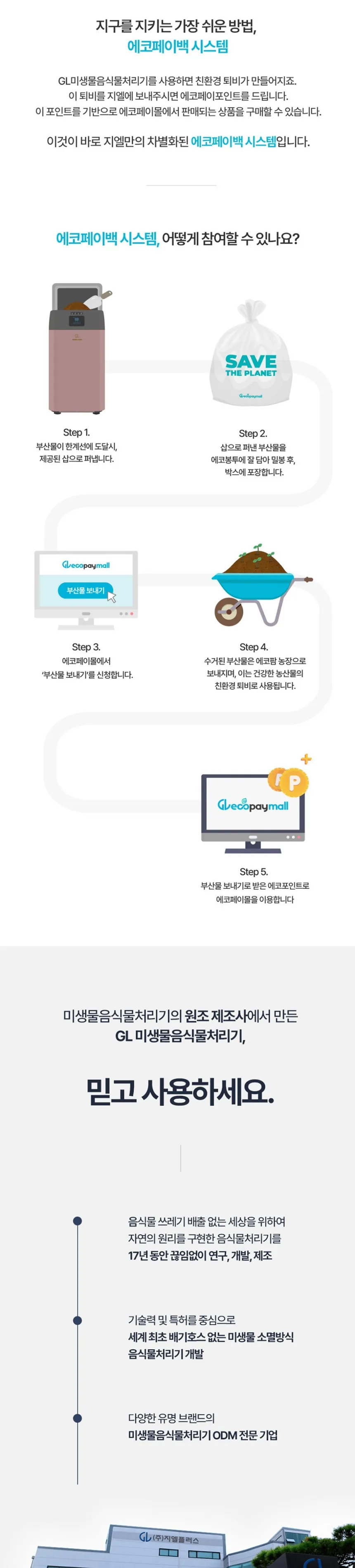 지엘플러스 미생물 음식물처리기 1kg 상세정보 7
