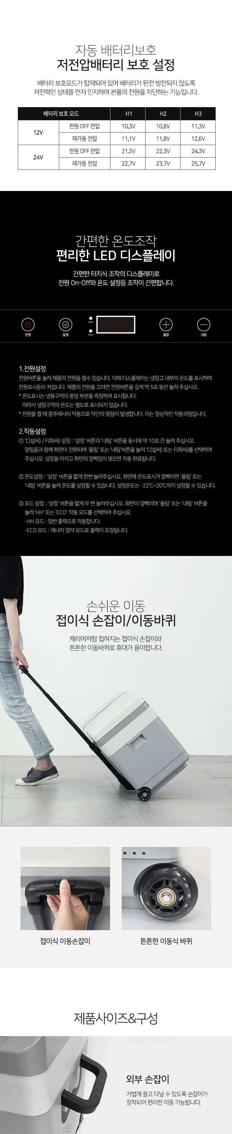 제크롤 캠핑용 냉온장고 30L 상세정보 3