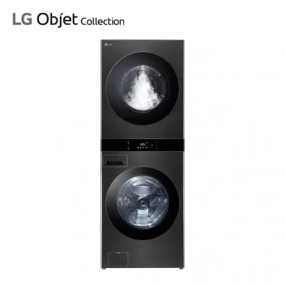 LG 트롬 오브제컬렉션 워시타워 (세탁기25+건조기22/스페이스 블랙)