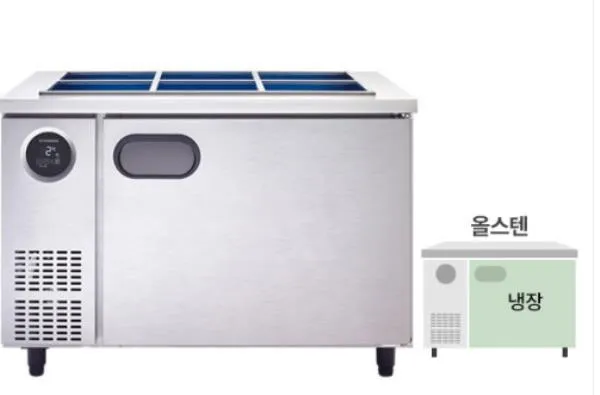 스타리온 직냉식 업소용 반찬 냉장고 295L (6칸/가로1200)