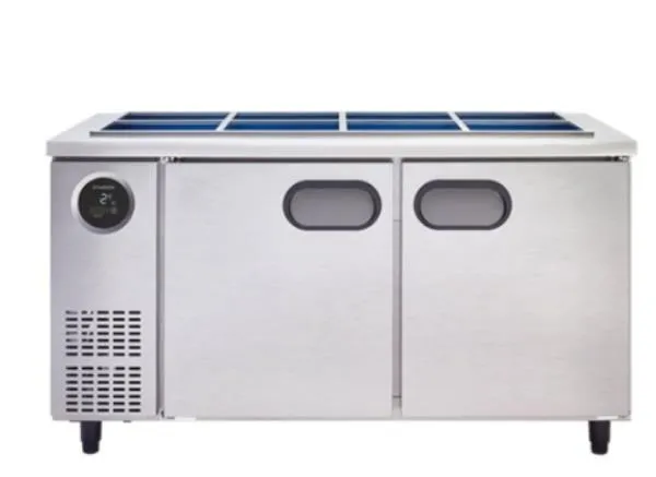 스타리온 직냉식 업소용 반찬 냉장고 396L (8칸/가로1500)